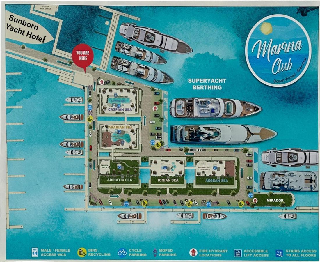Marina Club - Luxury Apartment In Ocean Village Gibraltar Exterior photo